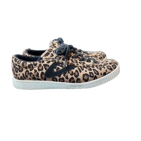 TRETORN Nylite Plus Leather Animal Print Sneakers - Picture 3 of 15